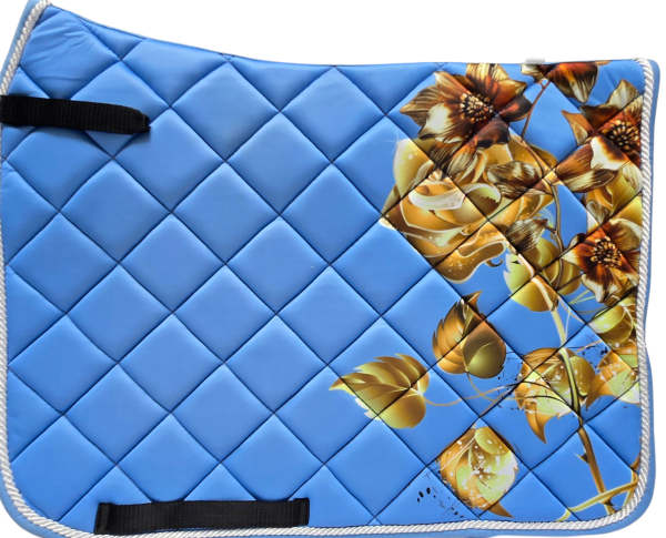 SJS Flower Print GP Saddle Pad - Image 4