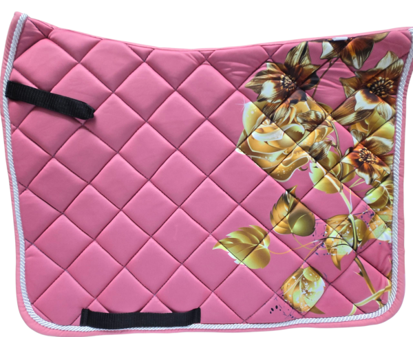 SJS Flower Print GP Saddle Pad - Image 3